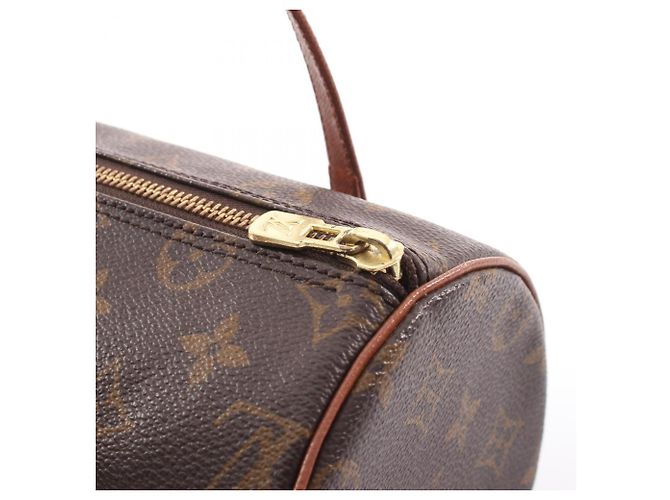Borsa Louis Vuitton Papillon 26 Monogram Marrone - vista 9