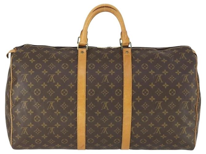 Louis Vuitton Keepall Monogram Canvas 55 Marrone - vista 2
