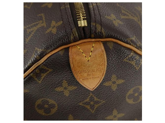 Louis Vuitton Keepall Monogram Canvas 55 Marrone - vista 6