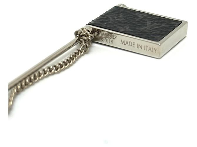 Louis Vuitton Monogram Eclipse Pin Brosche Schwarz - Ansicht 3