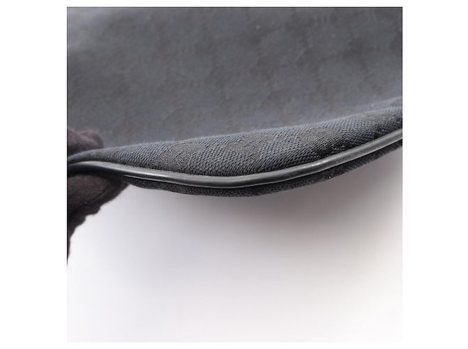 Borsa a Spalla Gucci GG Canvas Nero - vista 6