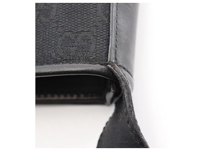 Borsa a Spalla Gucci GG Canvas Nero - vista 9