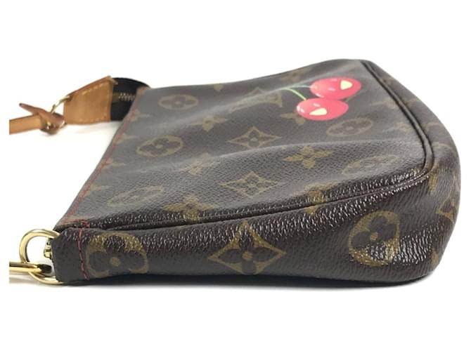 Pochette Louis Vuitton Monogram Cherry Marrone Rosso Monogramma - vista 3