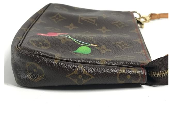 Pochette Louis Vuitton Monogram Cherry Marrone Rosso Monogramma - vista 4