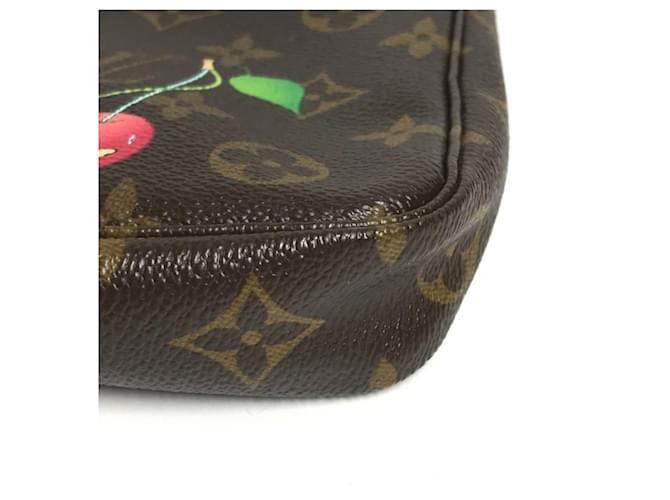 Pochette Louis Vuitton Monogram Cherry Marrone Rosso Monogramma - vista 6