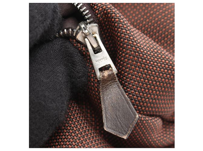 Hermès Borsa Tote Hermes Herline Marrone - vista 7