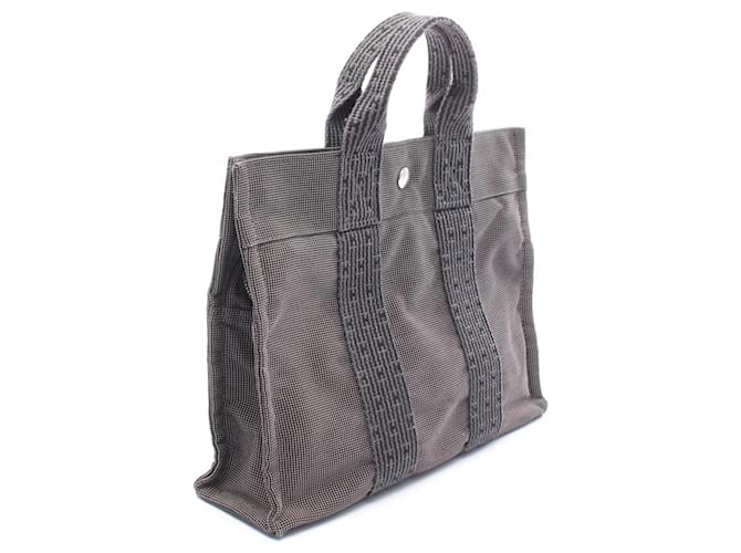 Hermès Borsa Tote Hermes Herline PM Marrone - vista 2