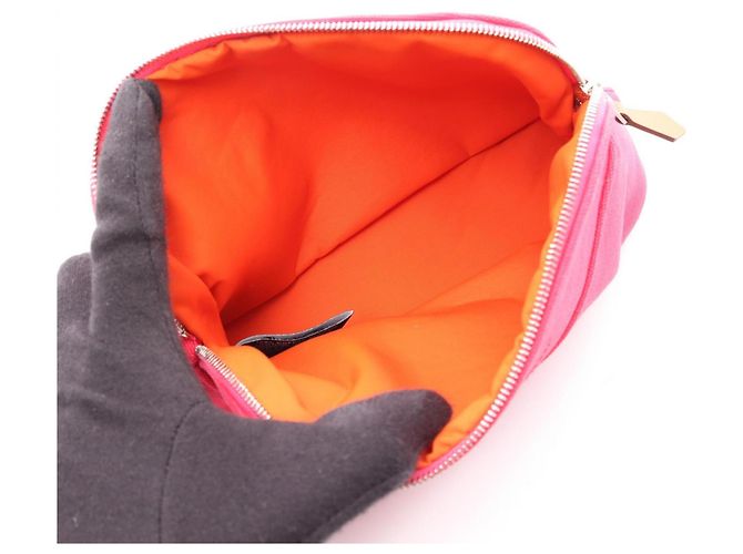 Hermès Borsa Hermes Bolide Pouch 20 Marrone Rosa - vista 3