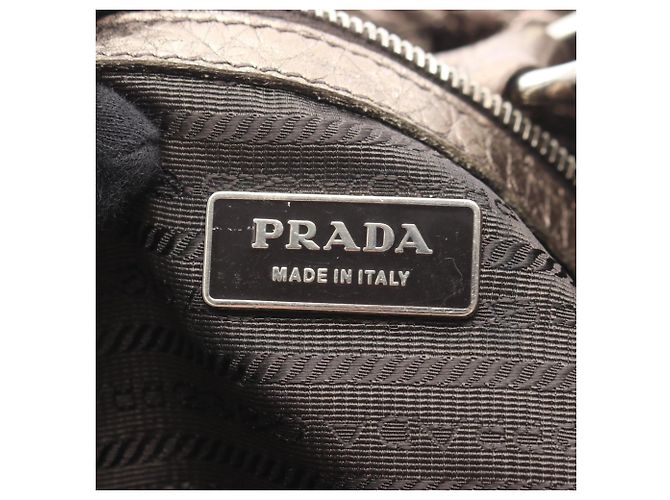 Tote Prada VIT.DAINO Tragetasche aus braunem Leder - Ansicht 4