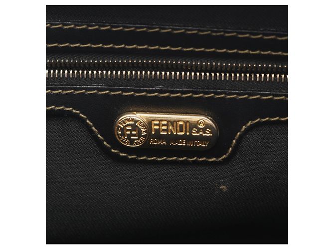 Borsa Tote Fendi Pecan Marrone Nero - vista 4