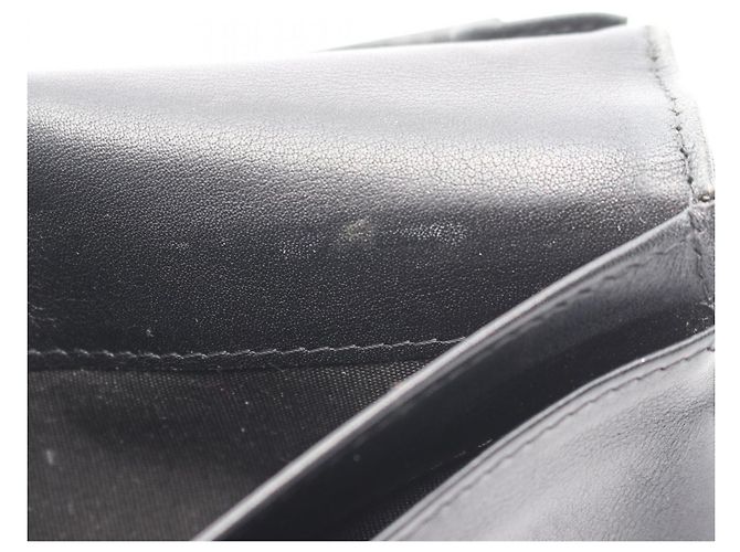 Cartera larga bi-fold Chanel Coco Mark Negro - vista 10