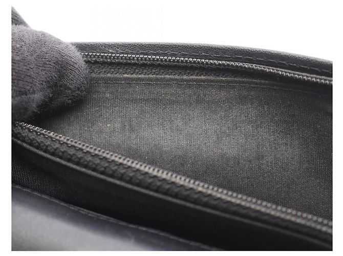 Cartera larga bi-fold Chanel Coco Mark Negro - vista 7