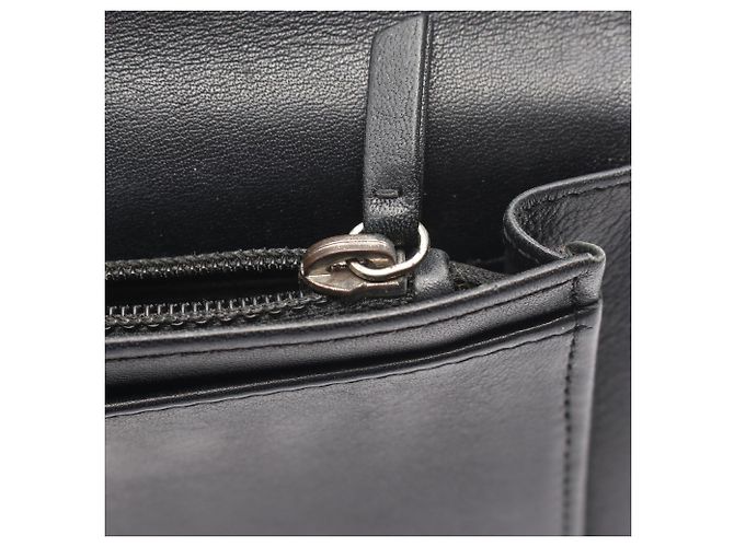 Cartera larga bi-fold Chanel Coco Mark Negro - vista 8