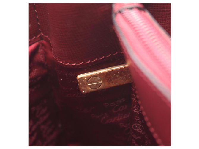Borsa a Spalla Cartier Must Line Bordò - vista 9