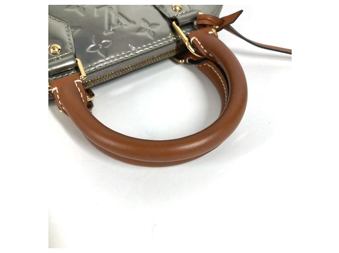 Louis Vuitton Monogram Vernis Alma BB Handtasche Silber - Ansicht 11
