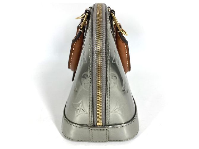 Louis Vuitton Monogram Vernis Alma BB Handtasche Silber - Ansicht 3