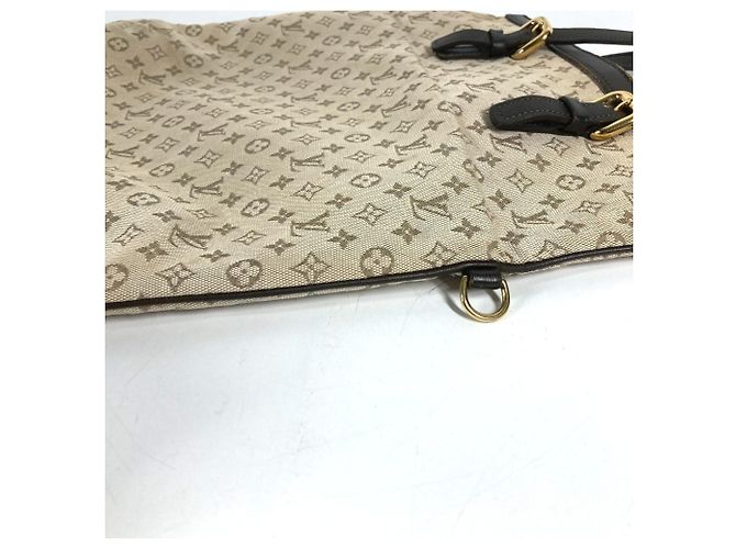 Borsa Louis Vuitton Monogram Mini Françoise Marrone Cachi - vista 11