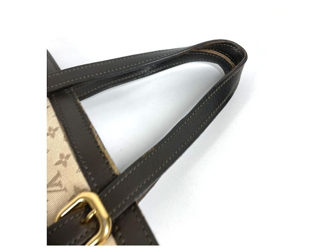 Borsa Louis Vuitton Monogram Mini Françoise Marrone Cachi - vista 12
