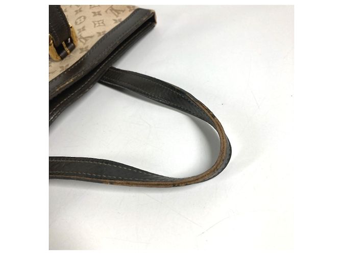 Borsa Louis Vuitton Monogram Mini Françoise Marrone Cachi - vista 13