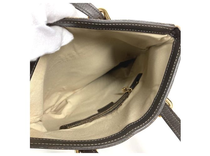 Borsa Louis Vuitton Monogram Mini Françoise Marrone Cachi - vista 3