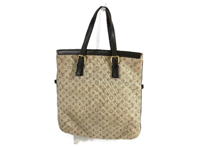 Borsa Louis Vuitton Monogram Mini Françoise Marrone Cachi - vista 6
