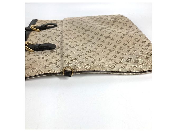 Borsa Louis Vuitton Monogram Mini Françoise Marrone Cachi - vista 7