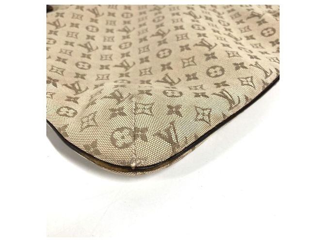 Borsa Louis Vuitton Monogram Mini Françoise Marrone Cachi - vista 8