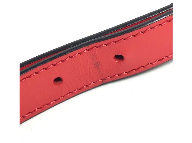 Borsa Danube PM in pelle Epi Louis Vuitton Bianco Rosso - vista 10
