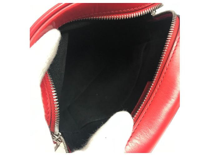 Borsa Danube PM in pelle Epi Louis Vuitton Bianco Rosso - vista 12