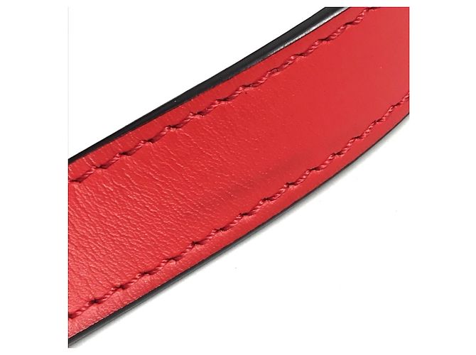 Borsa Danube PM in pelle Epi Louis Vuitton Bianco Rosso - vista 9