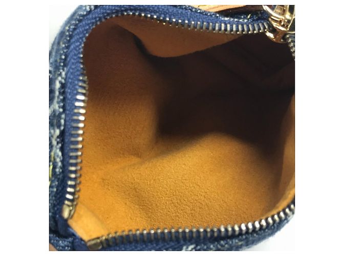 Monedero Monogram Denim Louis Vuitton Azul - vista 11