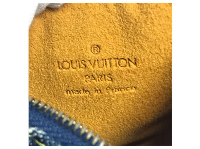 Monedero Monogram Denim Louis Vuitton Azul - vista 12