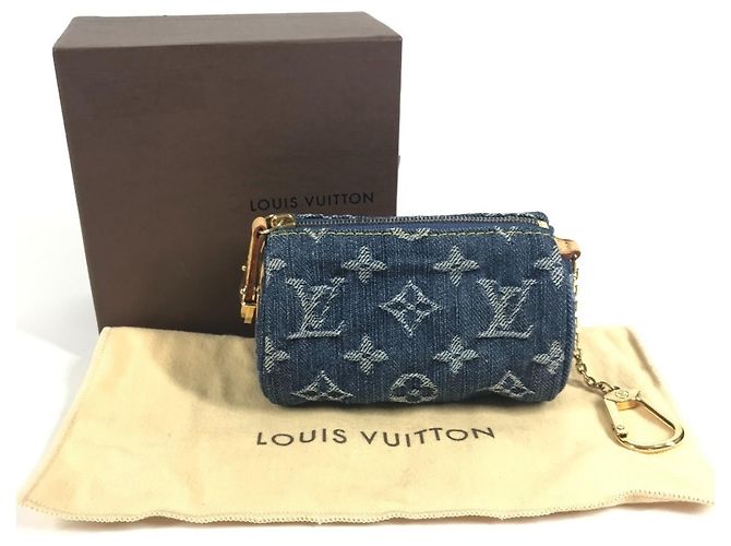Monedero Monogram Denim Louis Vuitton Azul - vista 14