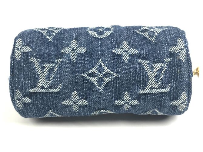 Monedero Monogram Denim Louis Vuitton Azul - vista 5