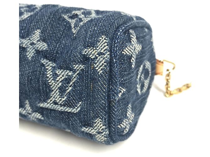 Monedero Monogram Denim Louis Vuitton Azul - vista 6