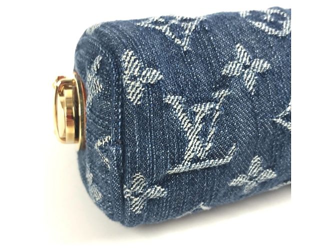 Monedero Monogram Denim Louis Vuitton Azul - vista 7