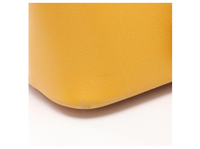 Hermès Borsa Hermes Bolide 35 in pelle Yellow Courchevel Giallo - vista 14