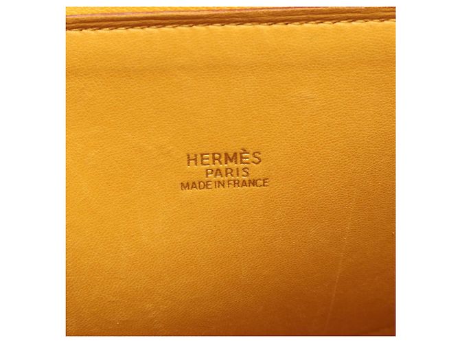 Hermès Borsa Hermes Bolide 35 in pelle Yellow Courchevel Giallo - vista 4