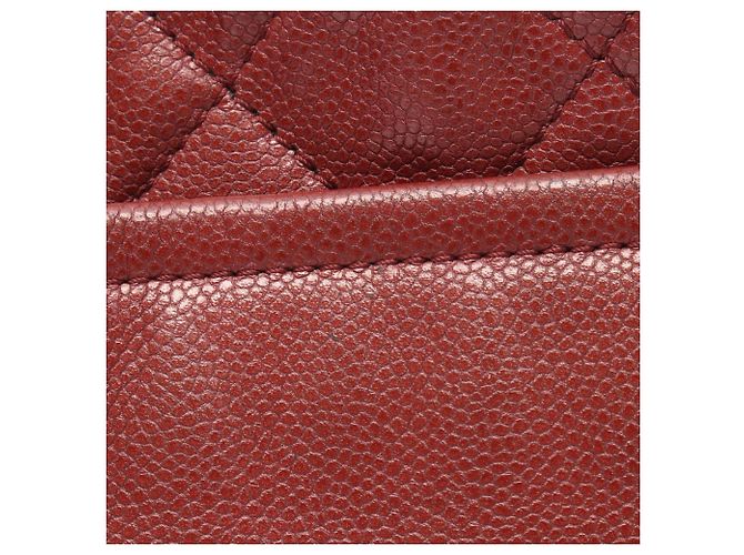 Borsa Tote Chanel Matelassé Coco Marmark Chain Bordò - vista 8