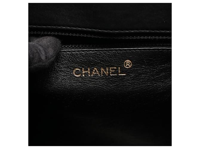 Borsa Chanel Loop Handle in pelle nera Nero - vista 4