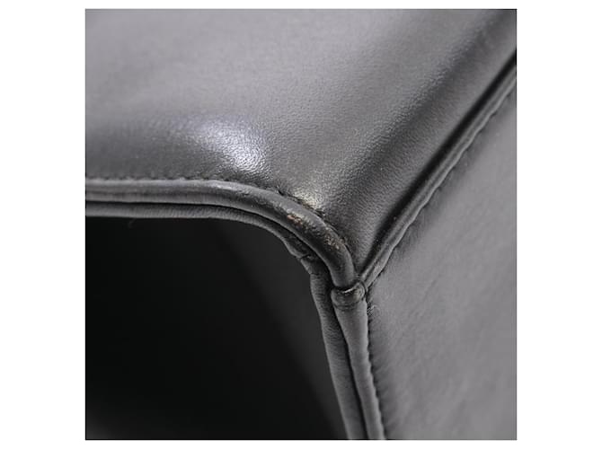 Borsa Chanel Loop Handle in pelle nera Nero - vista 7