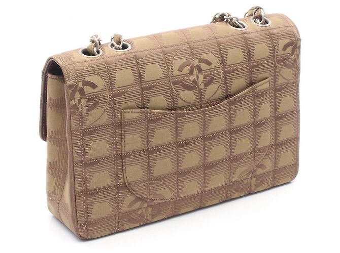 Borsa a tracolla Chanel New Travel Line Cachi - vista 2