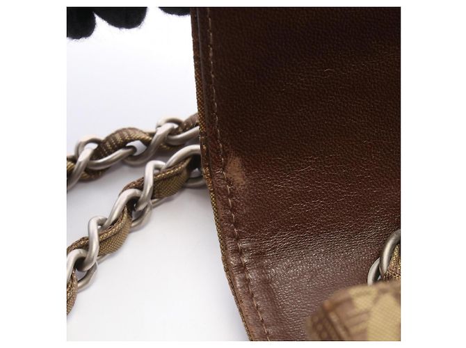 Borsa a tracolla Chanel New Travel Line Cachi - vista 7