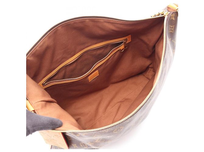 Borsa a tracolla Louis Vuitton Vagabond Hobo Monogram Marrone Monogramma - vista 3