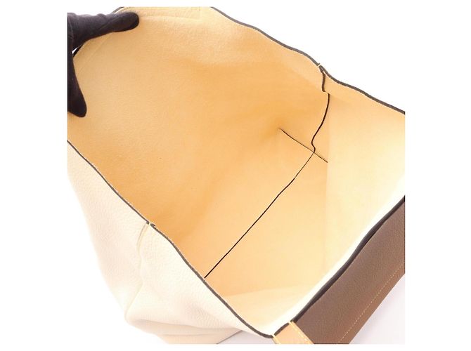 Hermès Borsa Tote Hermes Cabasellier 46 Marrone Crudo - vista 3