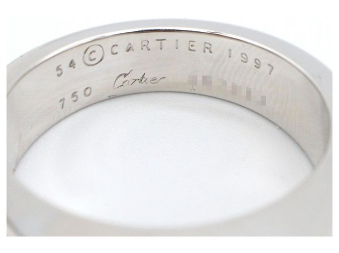 Cartier Tank Ring aus 18K Weißgold Silber - Ansicht 4