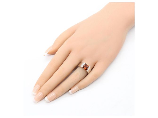 Cartier Tank Ring aus 18K Weißgold Silber - Ansicht 7