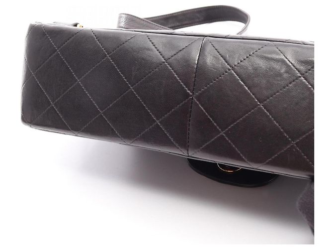 Zaino Chanel Matelassé in agnello nero - vista 10