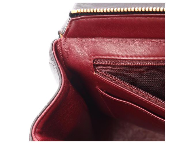 Zaino Chanel Matelassé in agnello nero - vista 7