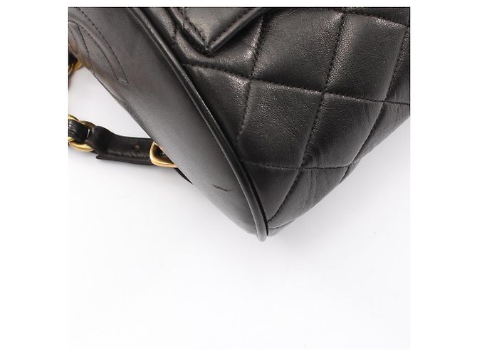 Zaino Chanel Matelassé Turnlock Chain Nero - vista 6